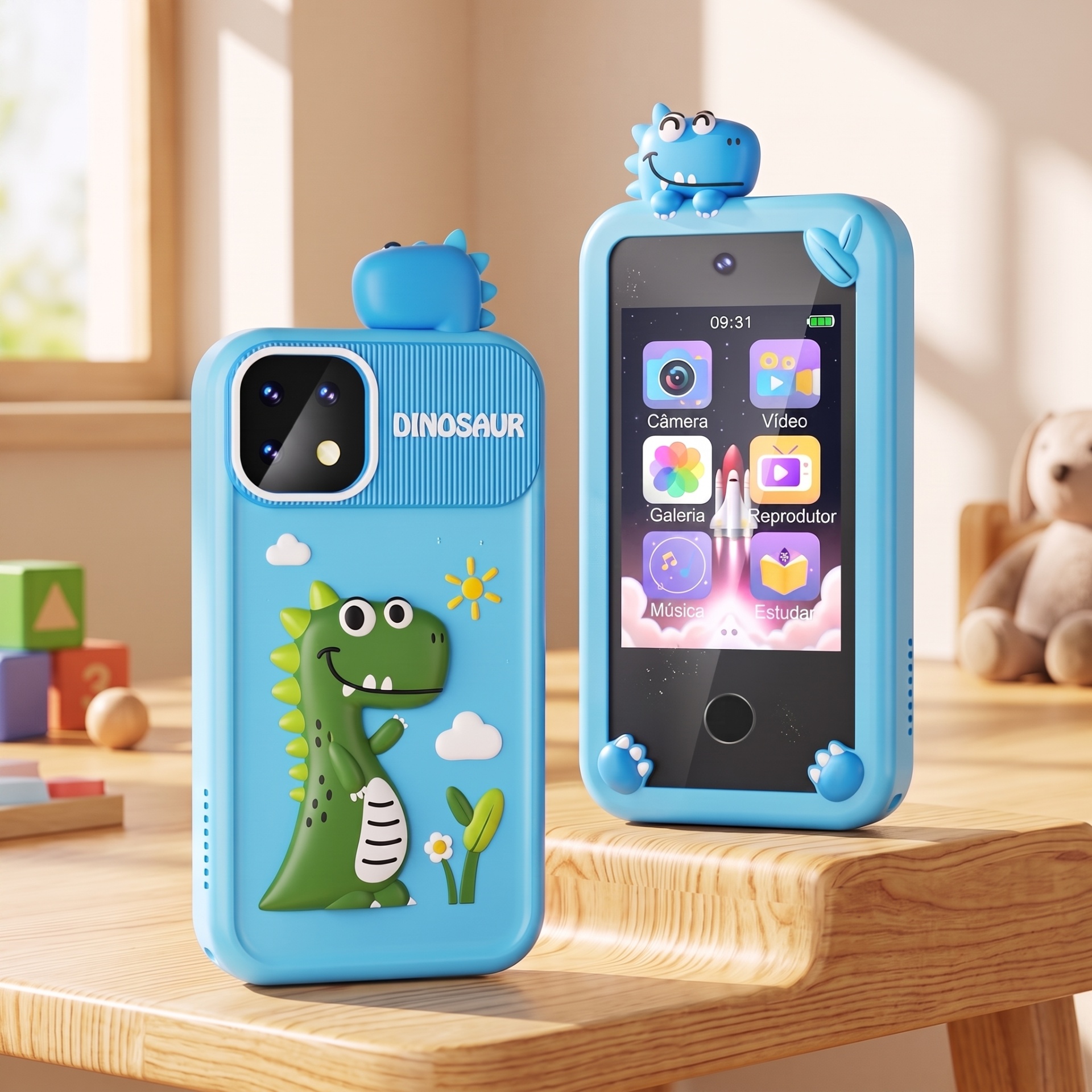 Zuzu Phone Azul Dino